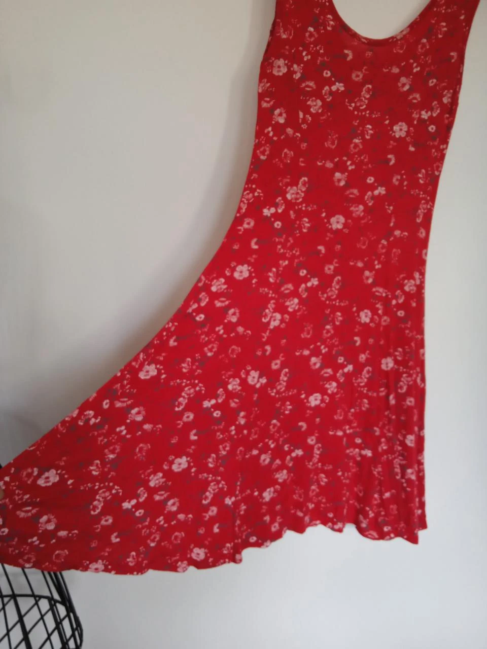 Robe d'été légère rouge sapotille taile 38 – photo 2
